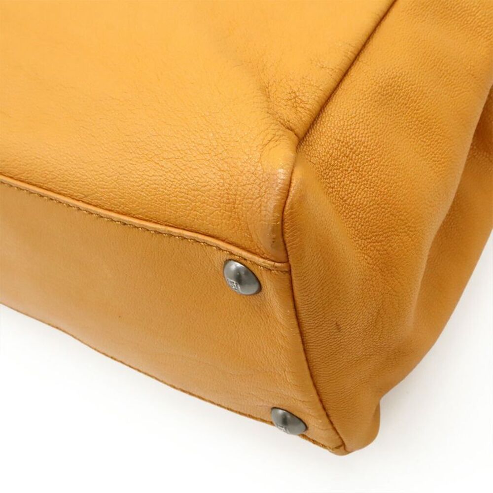 Fendi Peekaboo Leather Python Handbag - image 3